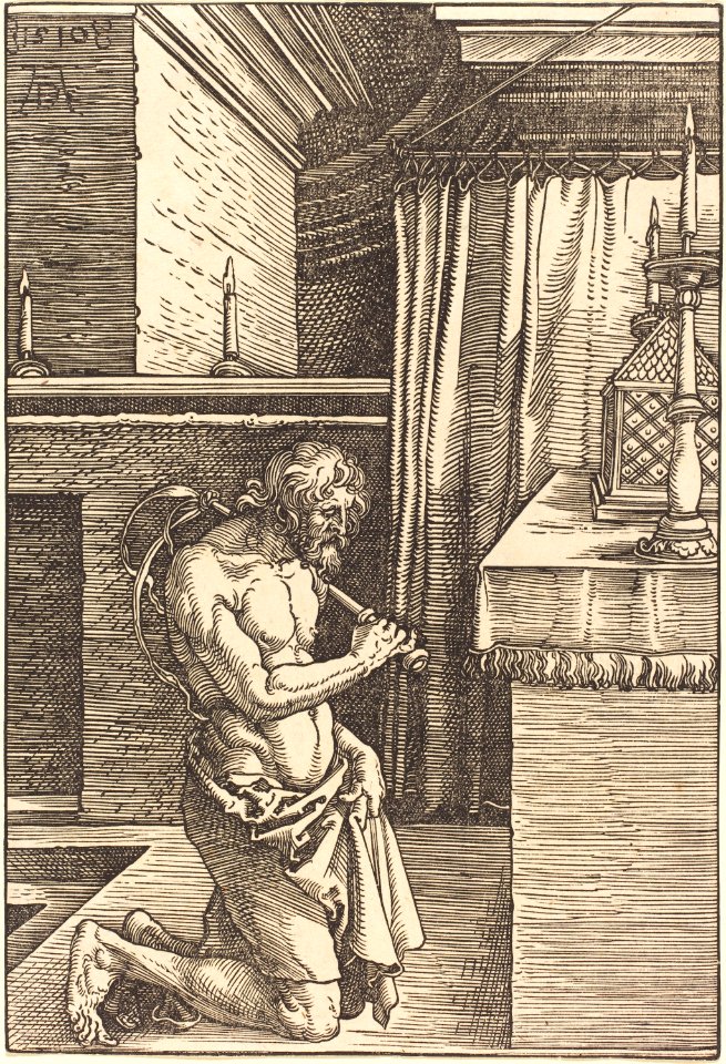 Albrecht Dürer - King David Doing Penance (NGA 1943.3.3613)