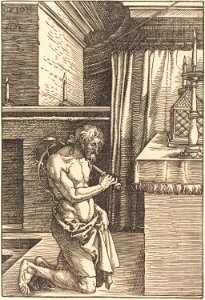 Albrecht Dürer - King David Doing Penance (NGA 1943.3.3613)