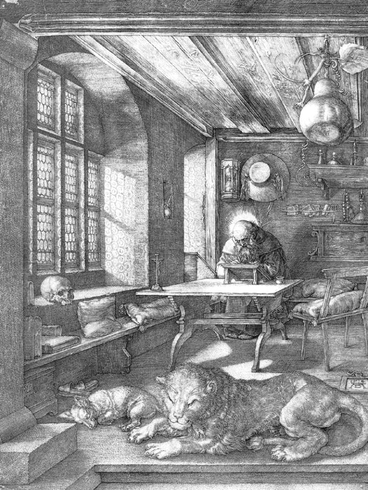 Albrecht Dürer - St Jerome in his Study - WGA07318