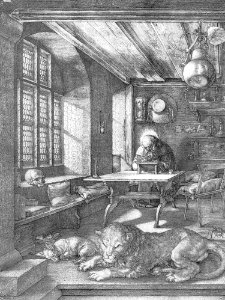 Albrecht Dürer - St Jerome in his Study - WGA07318