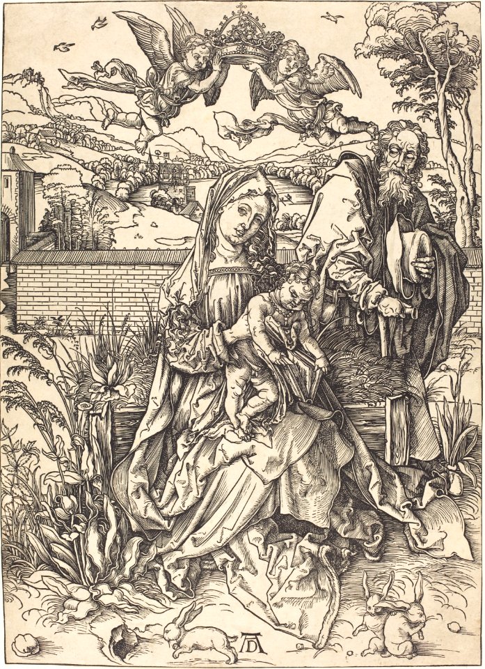 Albrecht Dürer - The Holy Family with the Three Hares (NGA 1945.5.63)