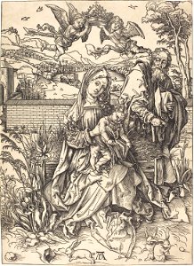 Albrecht Dürer - The Holy Family with the Three Hares (NGA 1945.5.63)