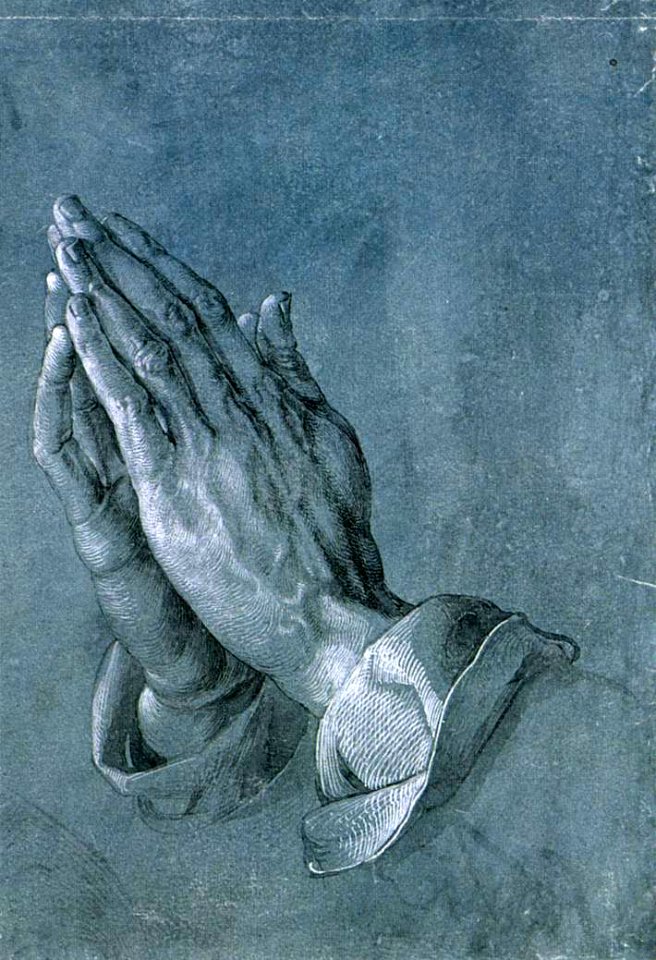 Albrecht Dürer - Study of an Apostle's Hands (Praying Hands) - WGA07062
