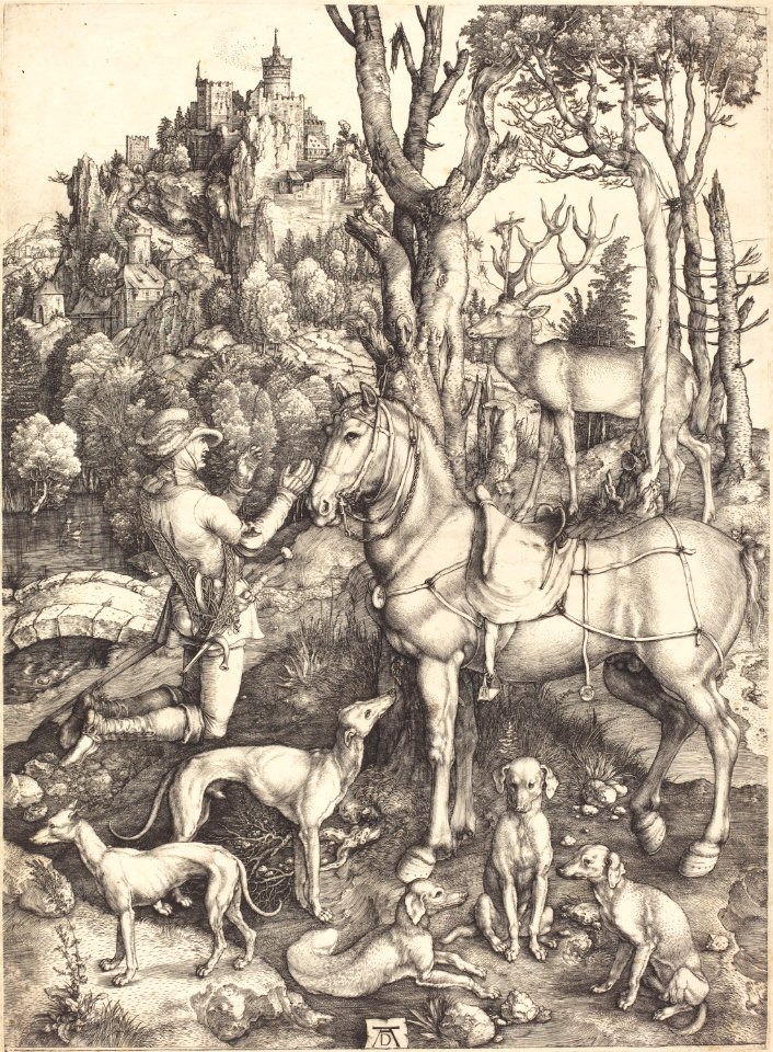 Albrecht Dürer - Saint Eustace (NGA 1949.1.16)