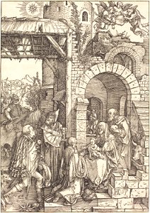 Albrecht Dürer - The Adoration of the Magi (NGA 1943.3.3586)
