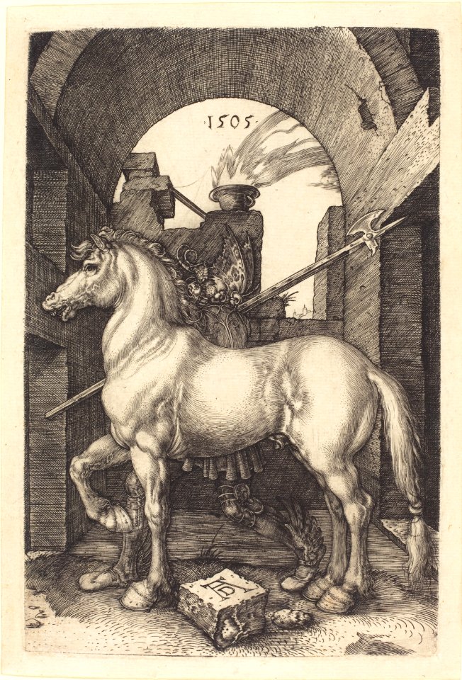 Albrecht Dürer - Small Horse (NGA 1943.3.3558)