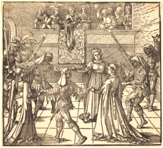 Albrecht Dürer - Masquerade Dance with Torches