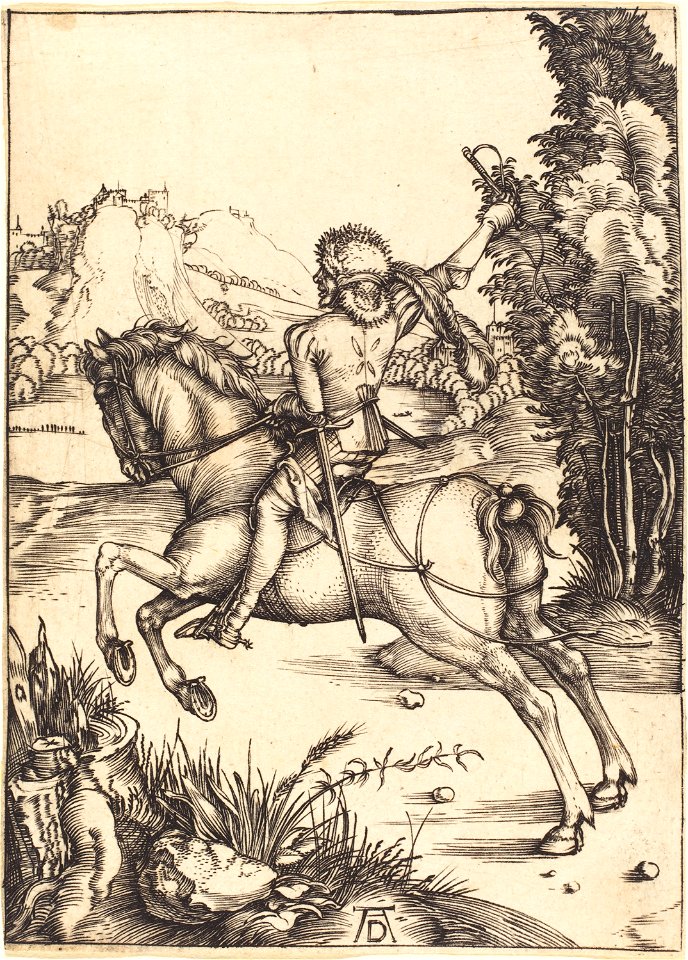 Albrecht Dürer - The Little Courier (NGA 1943.3.3456)