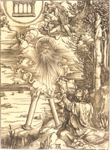 Albrecht Dürer - Saint John Devouring the Book (NGA 1941.3.9)
