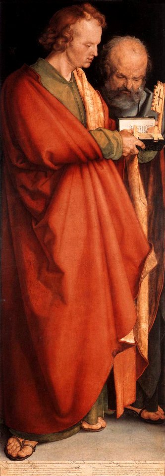 Albrecht Dürer - The Four Holy Men (John the Evangelist and Peter) - WGA7025