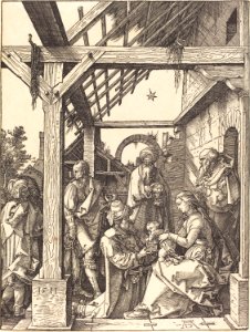 Albrecht Dürer - The Adoration of the Magi (NGA 1943.3.3672)