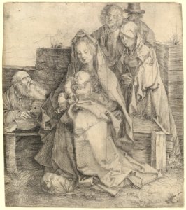 Albrecht Dürer - The Holy Family (NGA 1943.3.3517)