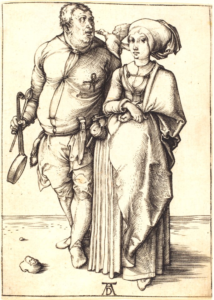 Albrecht Dürer - The Cook and His Wife (NGA 1945.5.62)