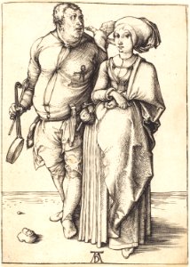 Albrecht Dürer - The Cook and His Wife (NGA 1945.5.62)