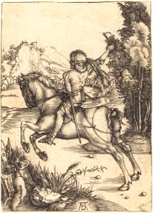 Albrecht Dürer - The Little Courier (NGA 1949.1.12)