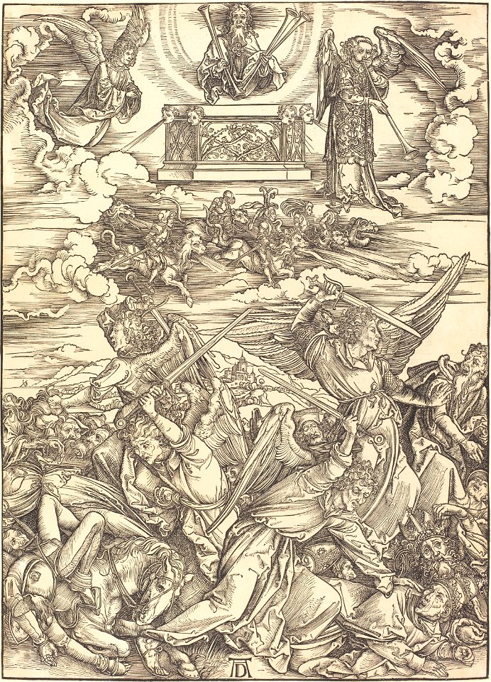 Albrecht Dürer - The Four Avenging Angels (NGA 1971.39.6)