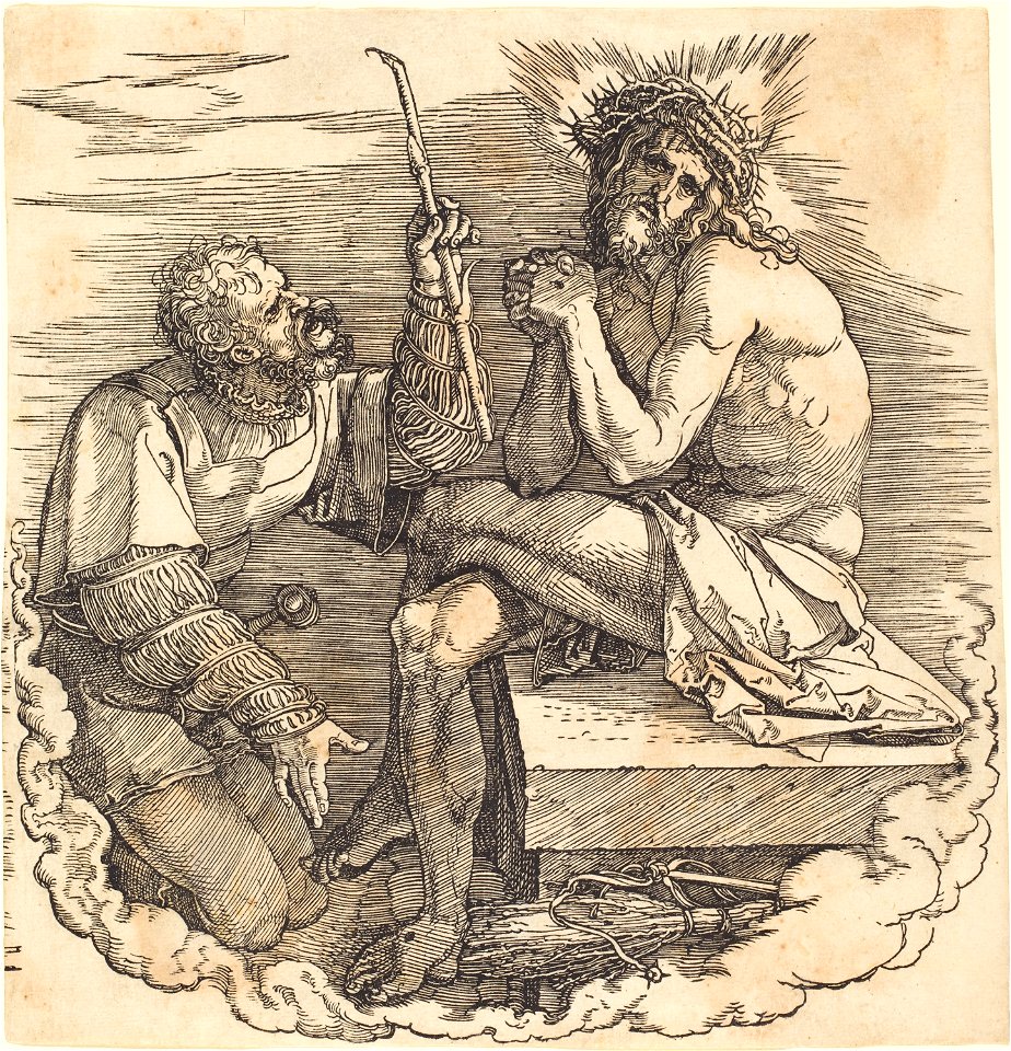 Albrecht Dürer - The Man of Sorrows Mocked by a Soldier (NGA 1943.3.856)