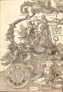 Albrecht Dürer - The Triumphal Chariot of Maximilian I (The Great Triumphal Car) (plate 1 of 8)