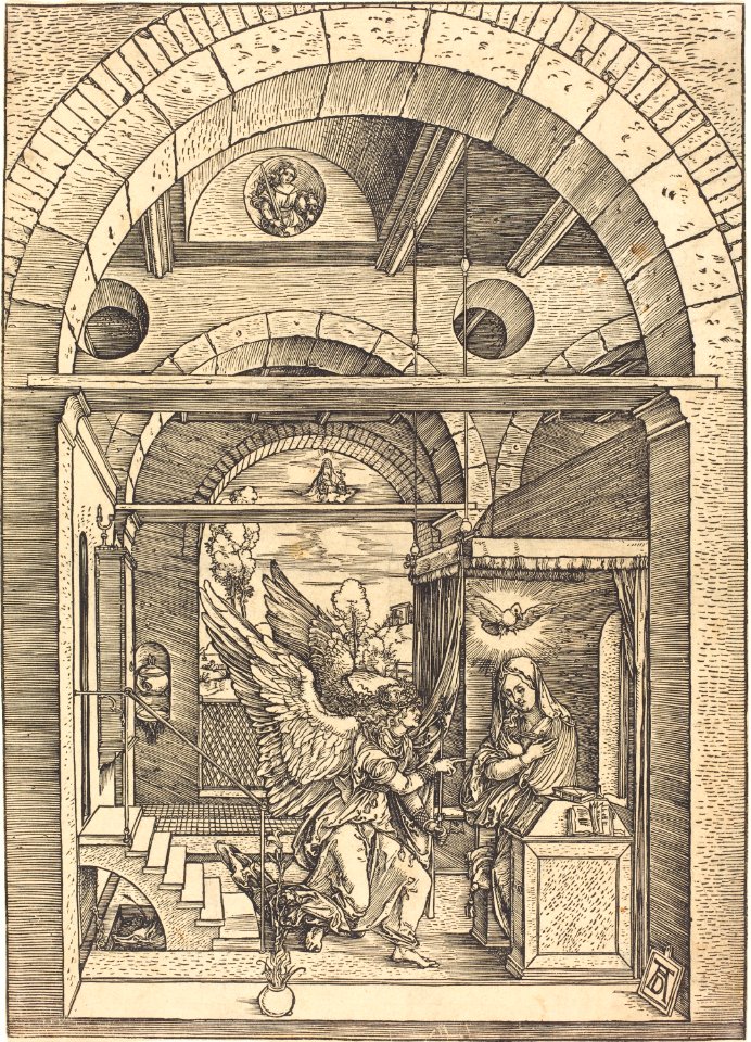 Albrecht Dürer - The Annunciation (NGA 1943.3.3581)