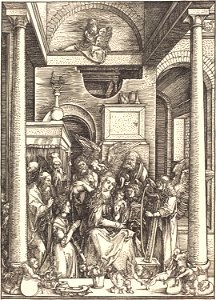 Albrecht Dürer - The Glorification of the Virgin (NGA 1943.3.3592)