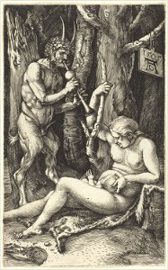 Albrecht Dürer - Satyr's Family (NGA 1943.3.3562)