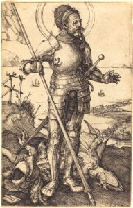 Albrecht Dürer - Saint George Standing (NGA 1943.3.3495)