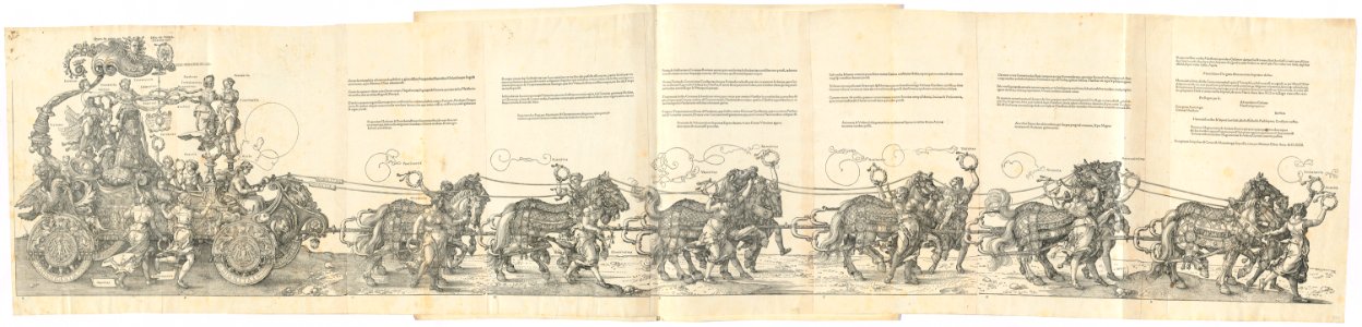 Albrecht Dürer - The Triumphal Chariot of Maximilian I (The Great Triumphal Car)