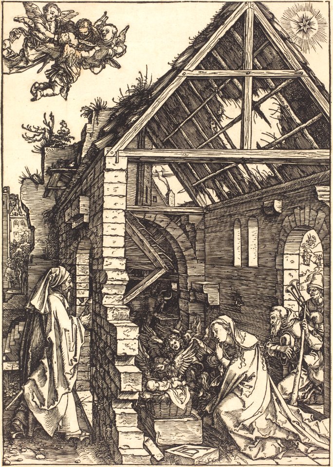 Albrecht Dürer - The Nativity (NGA 1943.3.3583)