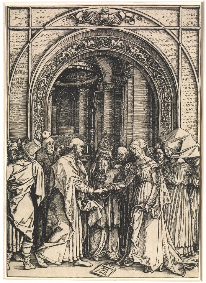 Albrecht Dürer - The Betrothal of the Virgin - Google Art Project