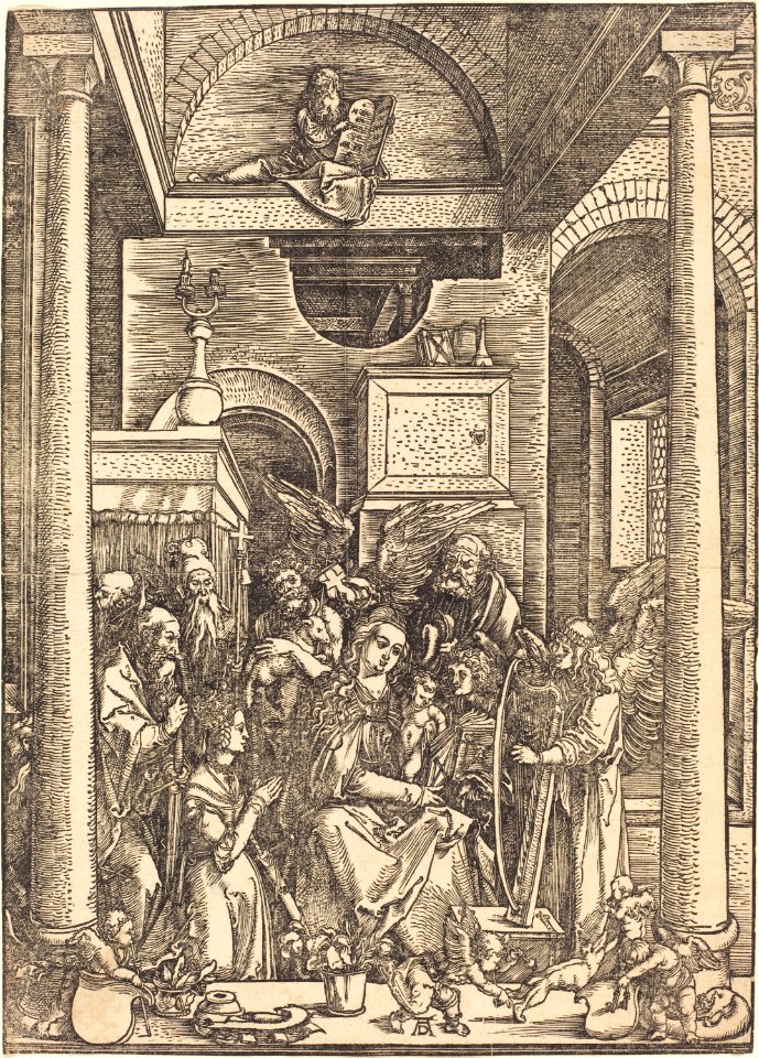 Albrecht Dürer - The Glorification of the Virgin (NGA 1943.3.3593)