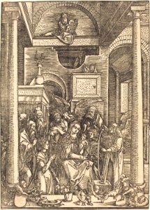 Albrecht Dürer - The Glorification of the Virgin (NGA 1943.3.3593)