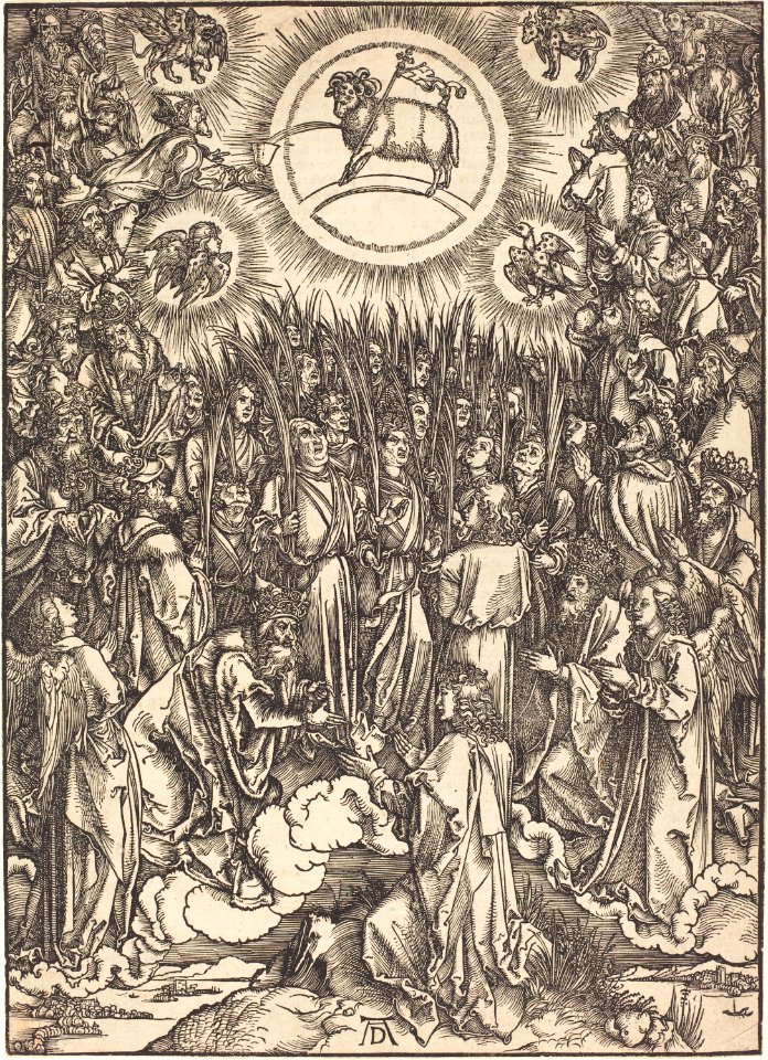 Albrecht Dürer - The Adoration of the Lamb (NGA 1941.3.7)