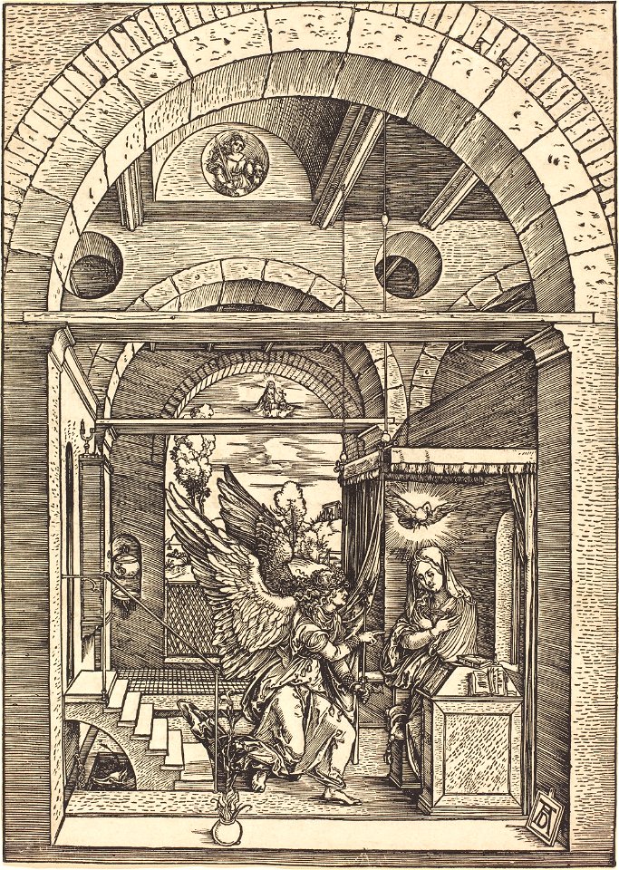 Albrecht Dürer - The Annunciation (NGA 1943.3.3580)