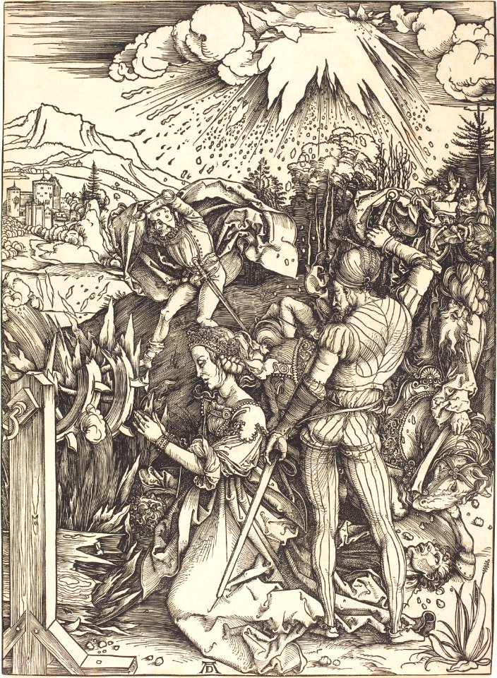 Albrecht Dürer - The Martyrdom of Saint Catherine (NGA 1959.16.6)