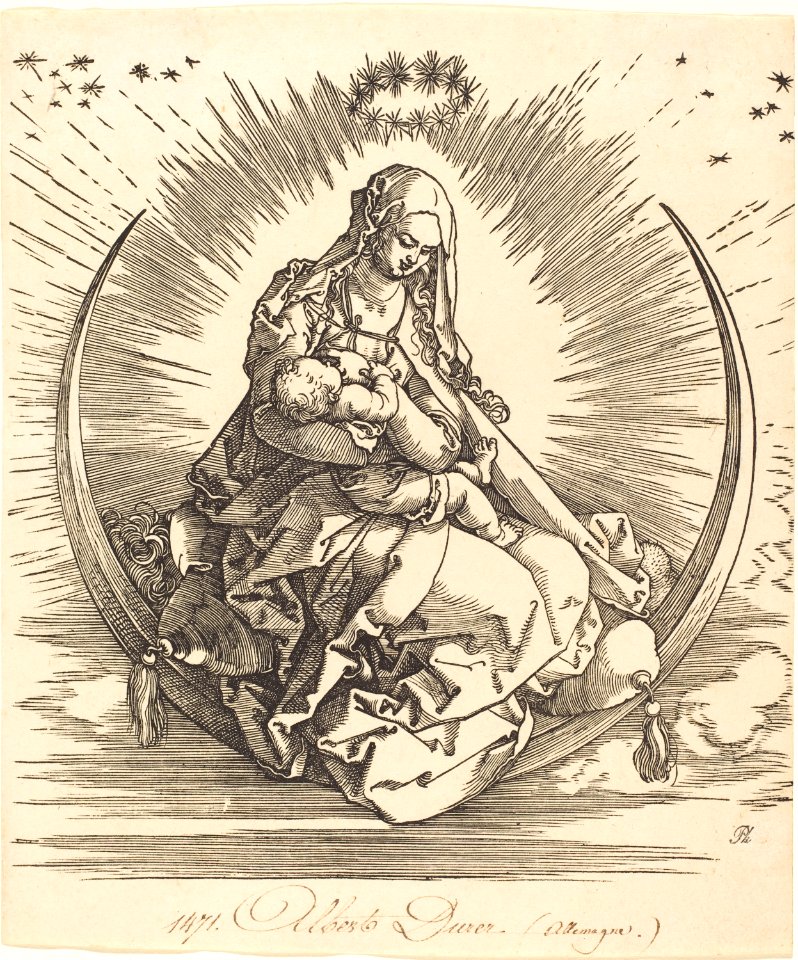 Albrecht Dürer - The Madonna on the Crescent (NGA 1943.3.3628)