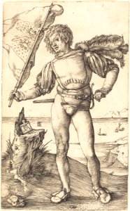 Albrecht Dürer - Standard Bearer (NGA 1943.3.3480)