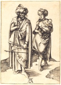 Albrecht Dürer - The Turkish Family (NGA 1953.6.63)