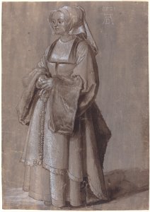 Albrecht Dürer - Young Woman in Netherlandish Dress