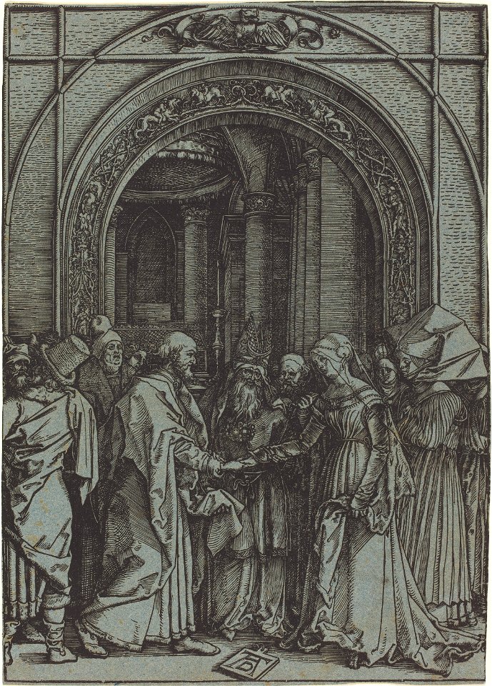 Albrecht Dürer - The Betrothal of the Virgin (NGA 2003.142.1)