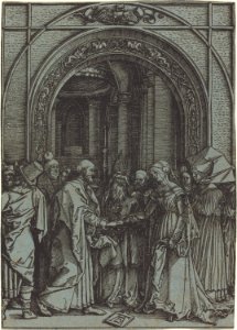 Albrecht Dürer - The Betrothal of the Virgin (NGA 2003.142.1)