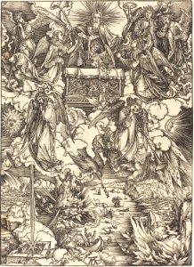 Albrecht Dürer - The Seven Angels with the Trumpets (NGA 1941.3.8)