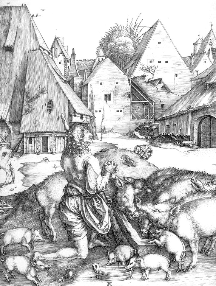 Albrecht Dürer - The Prodigal Son - WGA7275