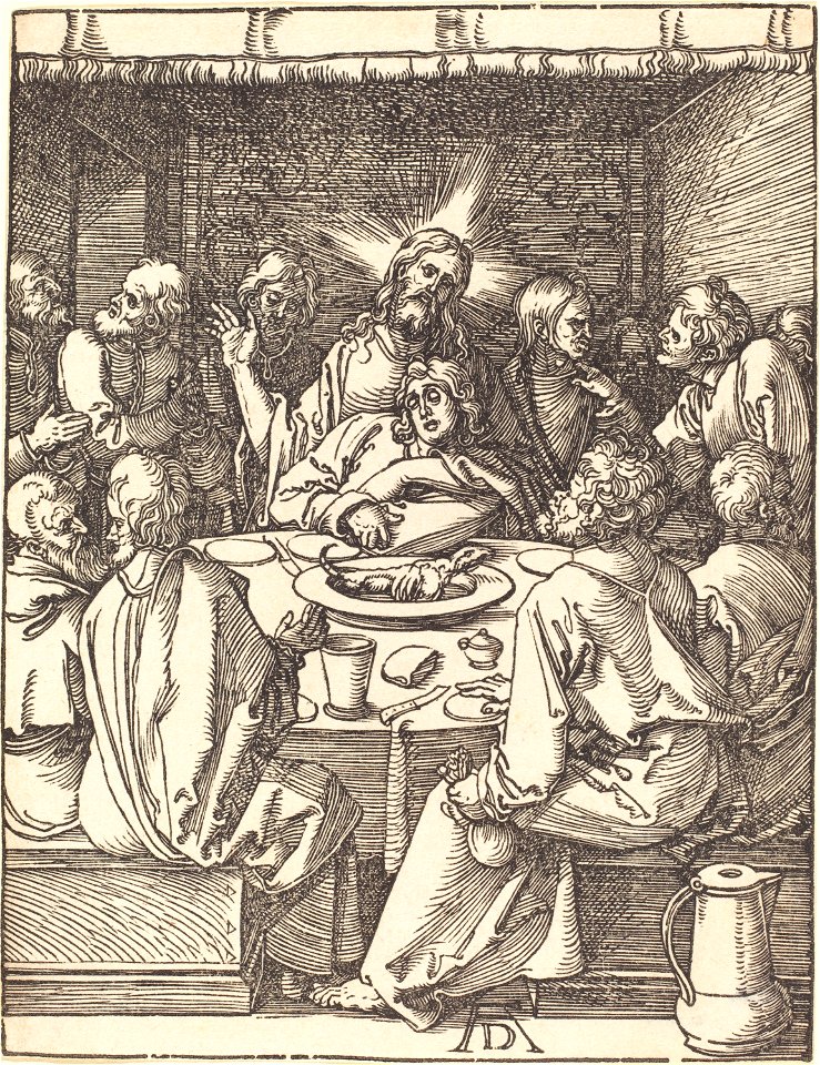 Albrecht Dürer - The Last Supper (NGA 1943.3.3640)