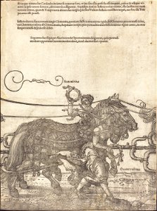 Albrecht Dürer - The Triumphal Chariot of Maximilian I (The Great Triumphal Car) (plate 4 of 8)