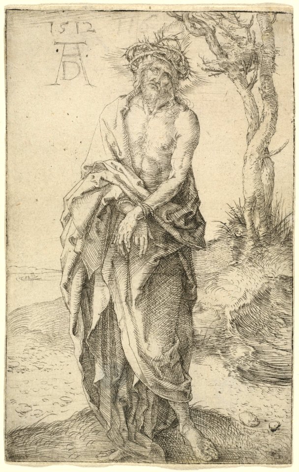 Albrecht Dürer - The Man of Sorrows with Hands Bound (NGA 1945.5.64)