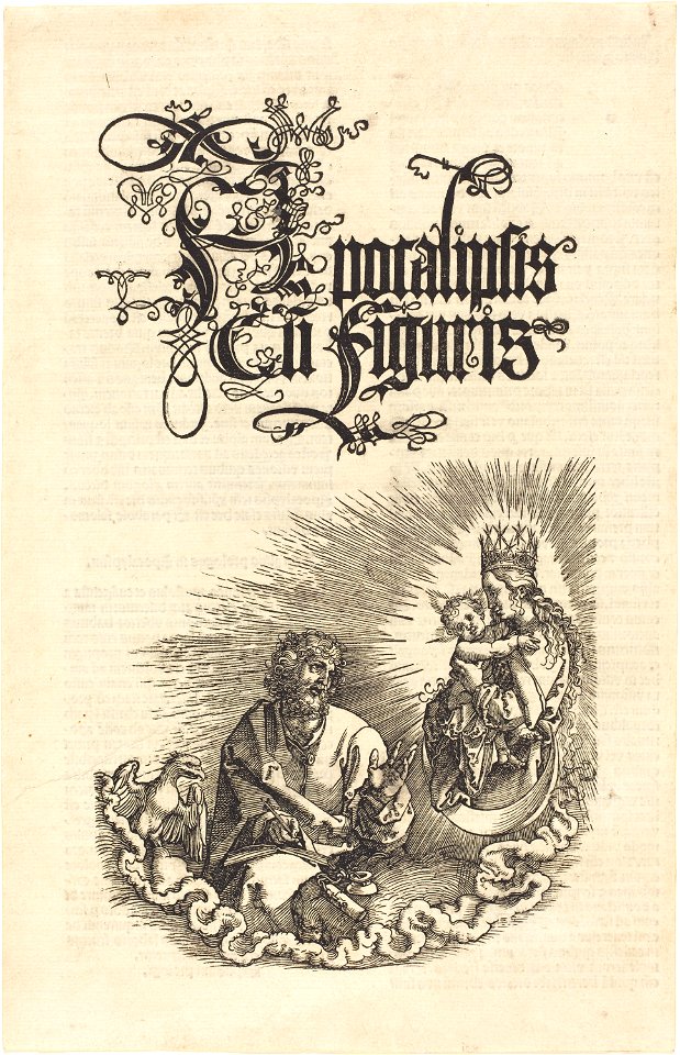 Albrecht Dürer - The Virgin Appearing to Saint John (NGA 1941.3.4)