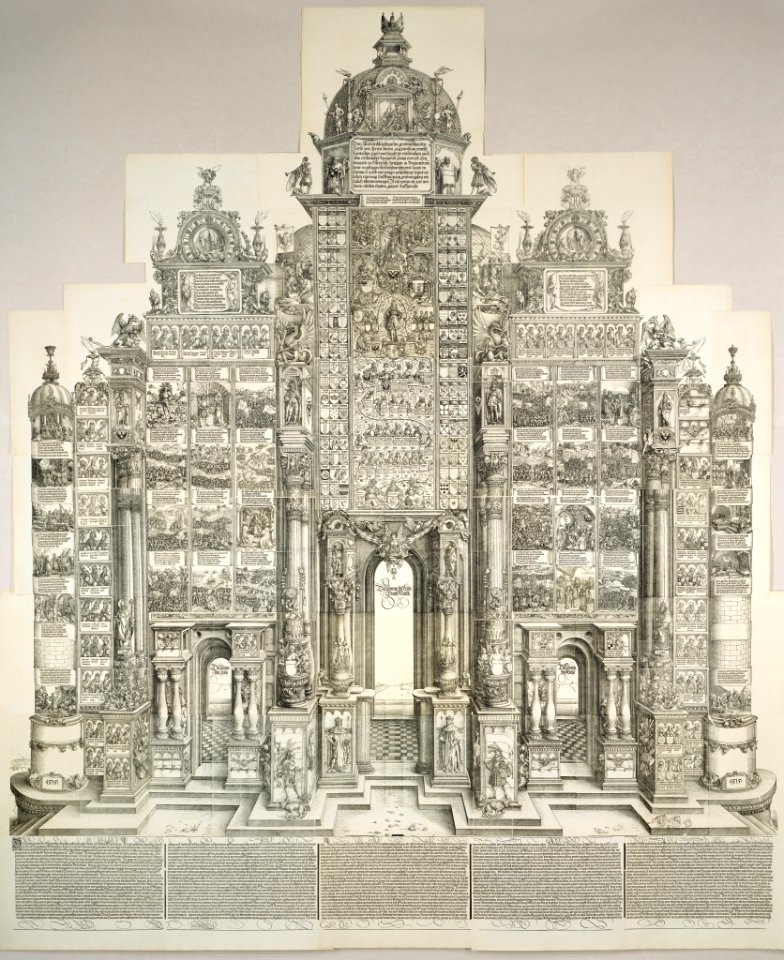 Albrecht Dürer - The Triumphal Arch of Maximilian (NGA 1991.200.1)