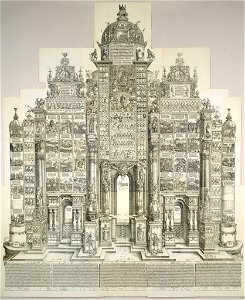 Albrecht Dürer - The Triumphal Arch of Maximilian (NGA 1991.200.1)