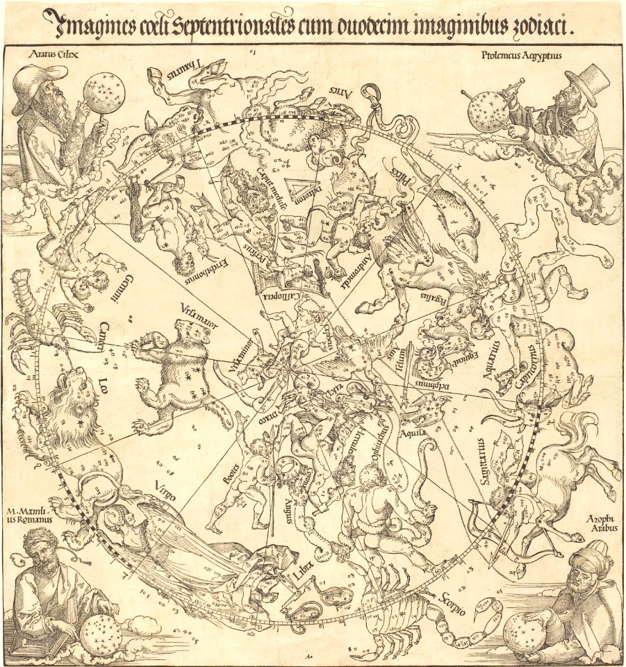 Albrecht Dürer - The Northern Celestial Hemisphere (NGA 1954.12.233)