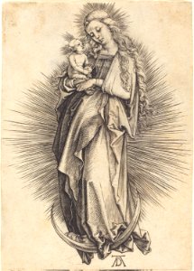 Albrecht Dürer - The Virgin on the Crescent (NGA 1943.3.3474)